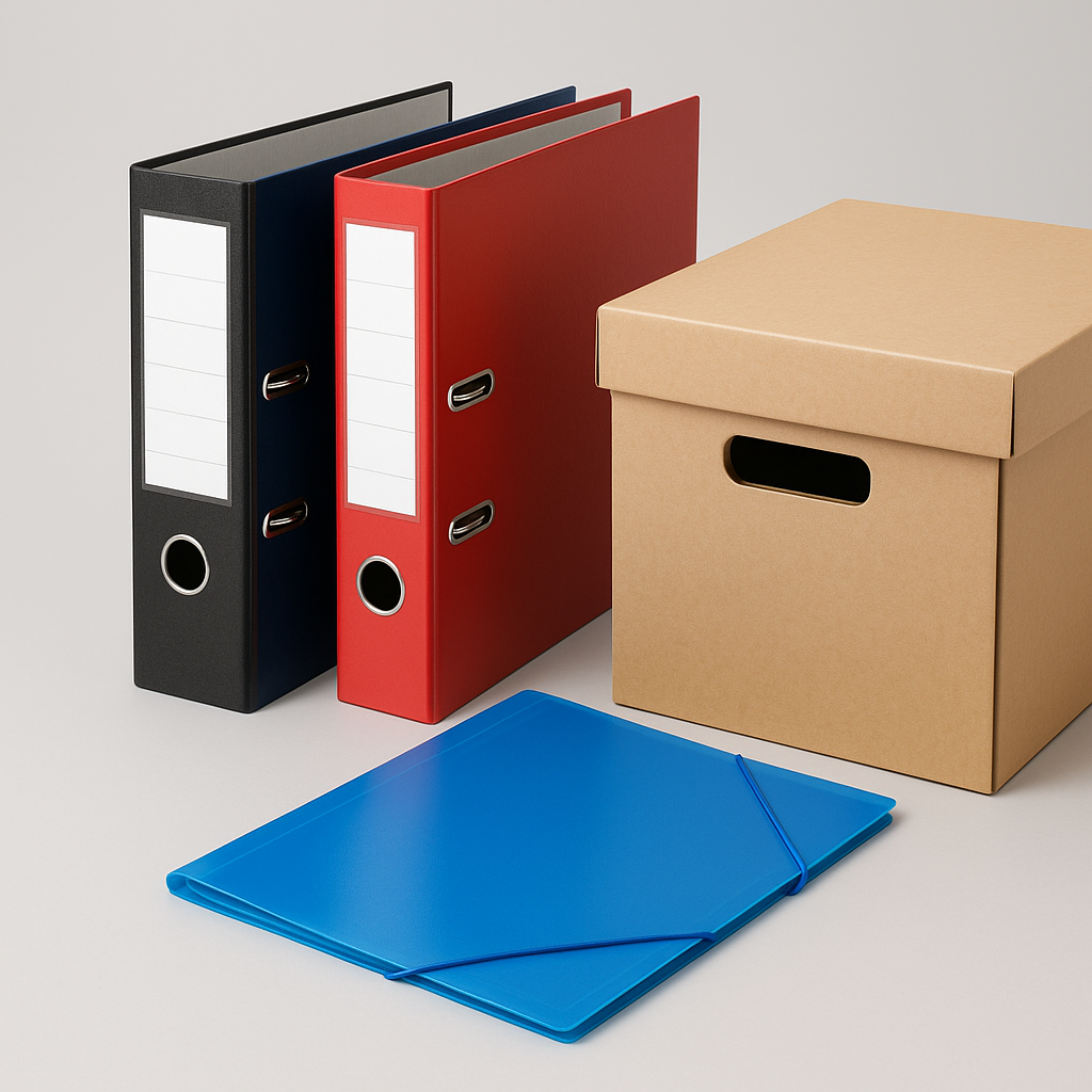 Mappen en archiefdozen