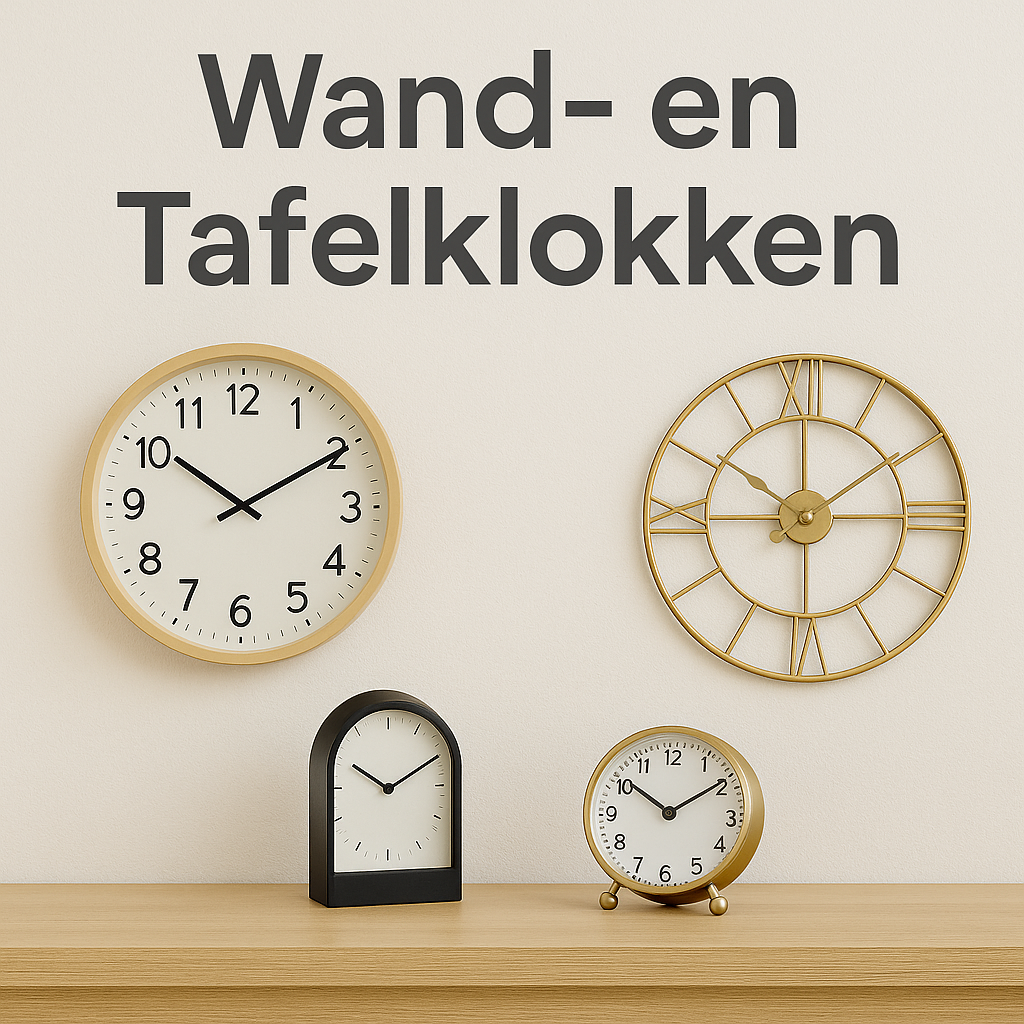 Wand- en tafelklokken
