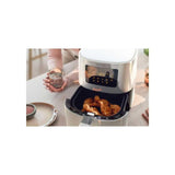 Philips Airfryer Essentialle Compact Digital HD9252/00, Oil Free Fryer, 0.8 kg, Rapid Air Technology, 7 Pre Settlements, White