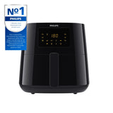 Philips Essential Airfryer XL - 6.2 L Pan, Fryer Without Oil, Rapid Air Technology, HomeID App (HD9270/90)