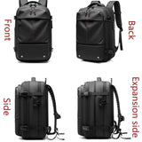 Easyvacpack, Easy Vac Pack, Vacpack Backpack, Vacpack Backpack with Vacuum, Vacuum Compression Backpack Travel, Expandable Travel Vacpack Backpack Vacuum Compression (Black)