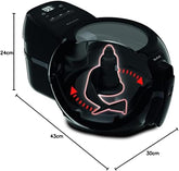 Tefal FZ7228 ActiFry Extra Hot Air Fryer, AirFryer with Stirring Arm, No Shaking, 1550 W, 1.2 kg for 6 People, High Speed Airflow, Timer, Energy-Saving, Healthy Fryer Without Oil, Black