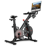 YESOUL G1M Plus Hometrainer, ergometer, stille indoor fitnessbike voor cardiotraining met nieuw 21,5 inch FHD-scherm, magnetische weerstand, 360°-geluid en schermspiegeling