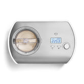 IJsmachine Elli 1,2 L met zelfkoelende compressor 135w, ijsmaker gemaakt van roestvrij staal met uitneembare bewaarcontainer