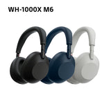 SONY WH-1000XM6 Vlaggenschip Noise Cancelling Over-Ear Draadloze Bluetooth Hoofdtelefoon, Handtekening Hi-Res Geluid, Comfort, Opvouwbaar Ontwerp, Duurzame Etui, 30 HR Batterij, iOS & Android - Zilver