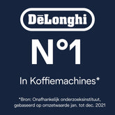 De'Longhi Eletta Evo ECAM 46.860.B Fully automatic coffee machine with LatteCrema milk system, cappuccino and espresso at the touch of a button, LCD screen and sensor touch buttons, black