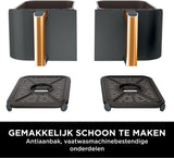 Ninja Airfryer MAX, 5.2L, 5-in-1, Non-stick Coating, Oil-free, Airfrying, Roasting, Baking, Warming, Drying, Family Size, Digital, Dishwasher Safe Basket, Copper/Black Amazon Exclusive AF150EUCP