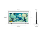 Samsung The Frame LS03F 4K QLED 43 Inch UHD TV, Modern Frame Design, NQ4 AI Gen2 Processor, Art Fashion, Art Fashion, Artistic Image Quality, Single Connection Cable, Samsung Vision AI Smart TV