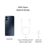 SAMSUNG *A065F/DS GALAXY A06 (6.7'' - 4/128GB - NO EU, WARRANTY 2 ANS PAR HIM) BLACK