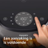 Philips Airfryer 3000 Series 6.2L, Viewing Window, 16-in-1 Air Fryer, RapidAir Plus Technology, Grease Removal, HomeID Recipe App, Easy to Clean (NA330/00)