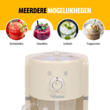 Tristar slush ijsmachine - 2 maten crushed ijs - 250 g ijs per minuut - 1,1 L schenktuit - 600 ml ijscompartiment - KD-7310