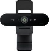 Logitech Brio Stream Webcam - Ultra 4K HD Video Calls, HD Auto Light Correction, Streaming, Black