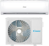 Candy Smart Linea Pura-airconditioner, monosplit met 1 buitenunit en 1 binnenunit van 12000 BTU, 20 dBa, warmtepomp voor warme lucht, Self-Clean en afstandsbediening via app