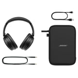 Bose QuietComfort SC Draadloze noise cancelling-hoofdtelefoon, Bluetooth over-ear hoofdtelefoon met afspeeltijd tot 24 uur, met Zachte Behuizing, Zwart