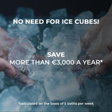 Ice bath N NETSPA 3°C to 42°C - 156x70cm - SP-ICE140/S3 - Structure + Engine Block - From Cold to Spa in One Click