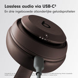 Beats Studio Pro - draadloze bluetooth-koptelefoon met ruisonderdrukking - gepersonaliseerde ruimtelijke audio, lossless audio via USB-C, compatibiliteit met Apple en Android - diepbruin