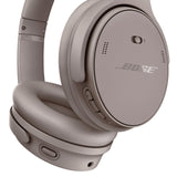 Bose QuietComfort Draadloze noise cancelling-hoofdtelefoon, Bluetooth over-ear hoofdtelefoon met afspeeltijd tot 24 uur, Zandsteen - Limited-Edition
