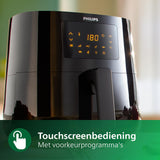 Philips Essential Airfryer XL - 6.2 L Pan, Fryer Without Oil, Rapid Air Technology, HomeID App (HD9270/90)