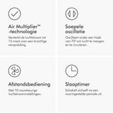 Dyson Air Multiplier AM07, torenventilator, wit