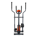 Klarfit Ellifit FX 250 - Nordic Walking crosstrainer, crosstrainer, handpolsmeter, trainingscomputer, 8 weerstandsniveaus, voor mensen tot 110 kg, zwart-oranje