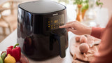 Philips Essential Airfryer XL - 6.2 L Pan, Fryer Without Oil, Rapid Air Technology, HomeID App (HD9270/90)