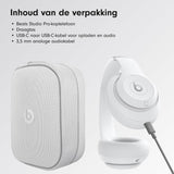 Beats Studio Pro - draadloze bluetooth-koptelefoon met ruisonderdrukking - gepersonaliseerde ruimtelijke audio, compatibiliteit met Apple en Android - Mit Wit