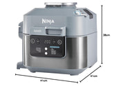 Ninja Speedi 10-in-1 Multicooker, Air Fryer and Multicooker, 5.7L, Meals for 4 in 15 Minutes, Air Frying, Steaming, Grilling, Baking, Roasting, Sautéing, Slow Cooking & More, Black & Copper ON400EUCP