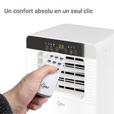 SUNTEC mobiele lokale airconditioner CoolFixx 2.0 Eco R290 | airco voor ruimten tot 25 m² | luchtafvoerslang | koeler & ontvochtiger met ecologisch koelmiddel | 7.000 BTU/h | voor huis & kantoor