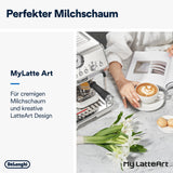 De'Longhi La Specialista Arte EC9155.W, Espresso Strainer Carrier Machine, Espresso Machine with Professional Milk Froth Mouth, 8 Grinding Levels, Barista Kit, 1550 W, White