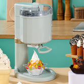 Softijsmachine en dessertmaker, 20 W huishoudelijke ijsmachine, ijsmachine-dispenser 1000 ml, snel gemaakt in 10 minuten, gezond, eenvoudig met één druk op de knop