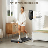 WalkingPad P1 Loopband voor thuis, opvouwbaar, app en afstandsbediening opvouwbare loopband, loopband voor onder bureau voor fitness oefening thuiskantoor