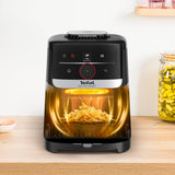 Tefal EY5728 Easy Fry Smart & Silence Silent Air Fryer, 5 L, Silent Technology, Smart Assist System with 55 Programs, Easy Storage and Cleaning System