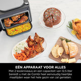 Ninja Combi 12-in-1 Multi-Cooker, Oven & Air Fryer, 12 Cooking Functions, Make in 15 Minutes* Family Meals, Includes Griddle, Pan, & Recipe Guide, Grey, SFP700EU