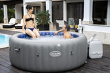 Bestway round inflatable spa santorini hydrojet pro 5 to 7 people 60075