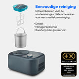 MEDION Ijsmachine met compressor (zelfkoelend, geschikt voor ijs, frozen yoghurt & sorbet, 1 L, 100 W, aluminium ijscontainer, MD10169)