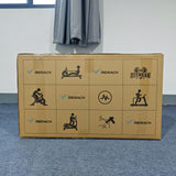 MERACH Magnetisch roeitoestel voor thuis, bluetooth roeitoestel met 16 weerstandsniveaus, upgrade naar dubbele slide-rails, maximale belastbaarheid van 158 kg, verticale opslag, ruimtebesparing