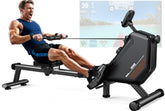ORISYN Roeitoestel voor thuis met instelbare magnetische weerstand, roeitoestel met bluetooth boardcomputer, 170 kg draagvermogen
