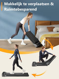 Walkingpad Z1 loopband inklapbaar, walking pad 121 * 40 cm met APP afstandsbediening en LED scherm, opvouwbaar loopband voor thuis bureau 1-6km/u