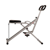 Sunny Health and Fitness Squat Assist Upright Row-N-Ride Roeimachine, Paardrijmachine Full Body Exercise Indoor Trainer Apparatuur voor Thuis Gym Gebruik - NR.077S