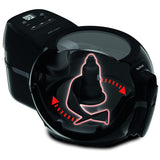 Tefal FZ7228 ActiFry Extra Hot Air Fryer, AirFryer with Stirring Arm, No Shaking, 1550 W, 1.2 kg for 6 People, High Speed Airflow, Timer, Energy-Saving, Healthy Fryer Without Oil, Black