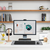 Logitech C270 HD Webcam, HD 720p/30fps, Widescreen HD Video Calling, HD Light Correction, Noise-Reducing Mic, For Skype, FaceTime, Hangouts, WebEx, PC/Mac/Laptop/Macbook/Tablet - Black