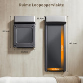 WalkingPad P1 Loopband voor thuis, opvouwbaar, app en afstandsbediening opvouwbare loopband, loopband voor onder bureau voor fitness oefening thuiskantoor