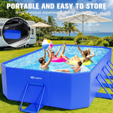 KingSom Frame Pool Rectangular Large Extra Thick Quick Install 269 x 167 x 51 cm