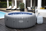 Bestway round inflatable spa santorini hydrojet pro 5 to 7 people 60075