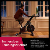 YESOUL G1M Plus Hometrainer, ergometer, stille indoor fitnessbike voor cardiotraining met nieuw 21,5 inch FHD-scherm, magnetische weerstand, 360°-geluid en schermspiegeling