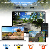 YM NEXT 2000 Elektrische loopband, inklapbaar, 12 km/u, bediening via knoppen of handgrepen, Italiaans merk, groot oppervlak, versterkt frame, app Kinomap Zwift BitGym, ruimtebesparend, Your Move