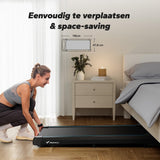 MERACH Walking Pad, 3-in-1 Loopband Voor Thuisgebruik, Bureau Loopband Voor Thuis En Kantoor, 1–6 km/u Elektrische Walking Pad Met Afstandsbediening, 2.75PK, LED Display, Stille Walking Pad Tot 45 dB