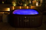 Bestway® LAY-Z-SPA® Honolulu AirJet™ Whirlpool, 196 x 71 cm, 4-6 People, Round, Grey Rattan Look
