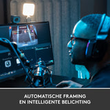 Logitech StreamCam, Live Streaming Webcam, Full 1080p HD 60fps Vertical Video, Smart auto focus and exposure, Dual camera-mount versatility, with USB-C, for YouTube, Gaming Twitch, PC/Mac - Black