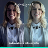 Logitech Brio 4K Webcam, Video Calling, Noise Cancelling Microphone, Automatic HD Light Correction, Wide Field of View, for Microsoft Teams, Zoom, Google Voice, Google Meet, PC/Mac/Laptop/Macbook